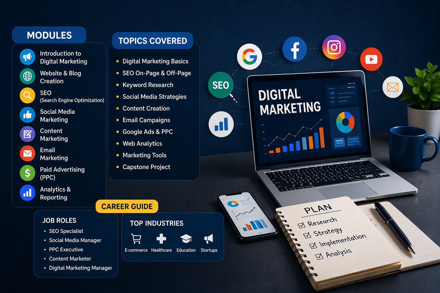 Digital Marketing Syllabus 2026: Modules, Topics & Career Guide