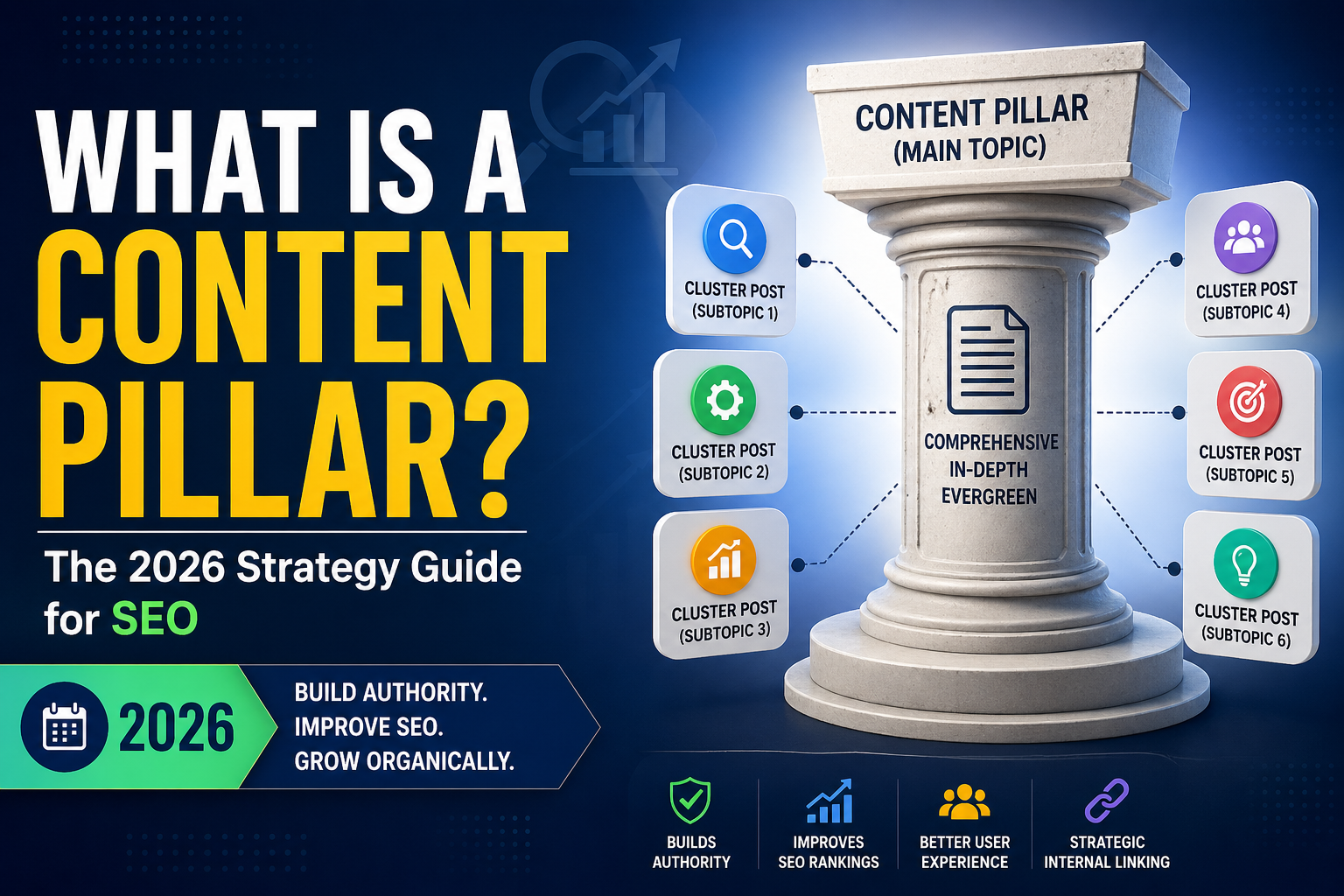What Is a Content Pillar? Beginner’s Guide to SEO, Strategy & Examples (2026)