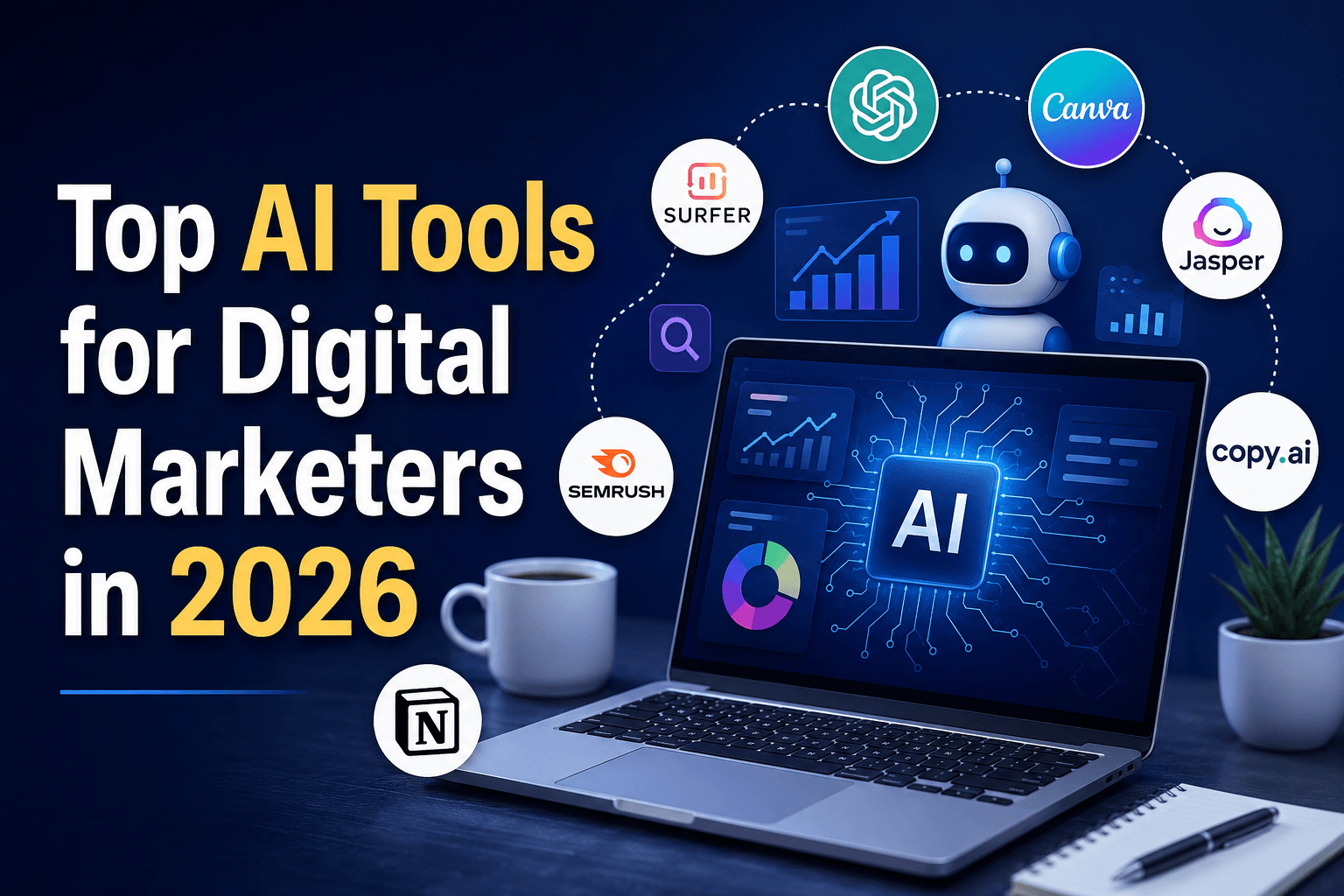 Top AI Tools for Digital Marketers in 2026