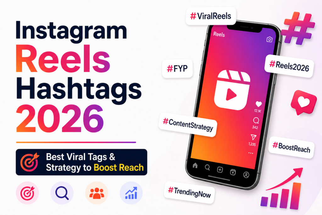 Instagram Reels Hashtags 2026: Best Viral Tags, Strategy & Growth Guide