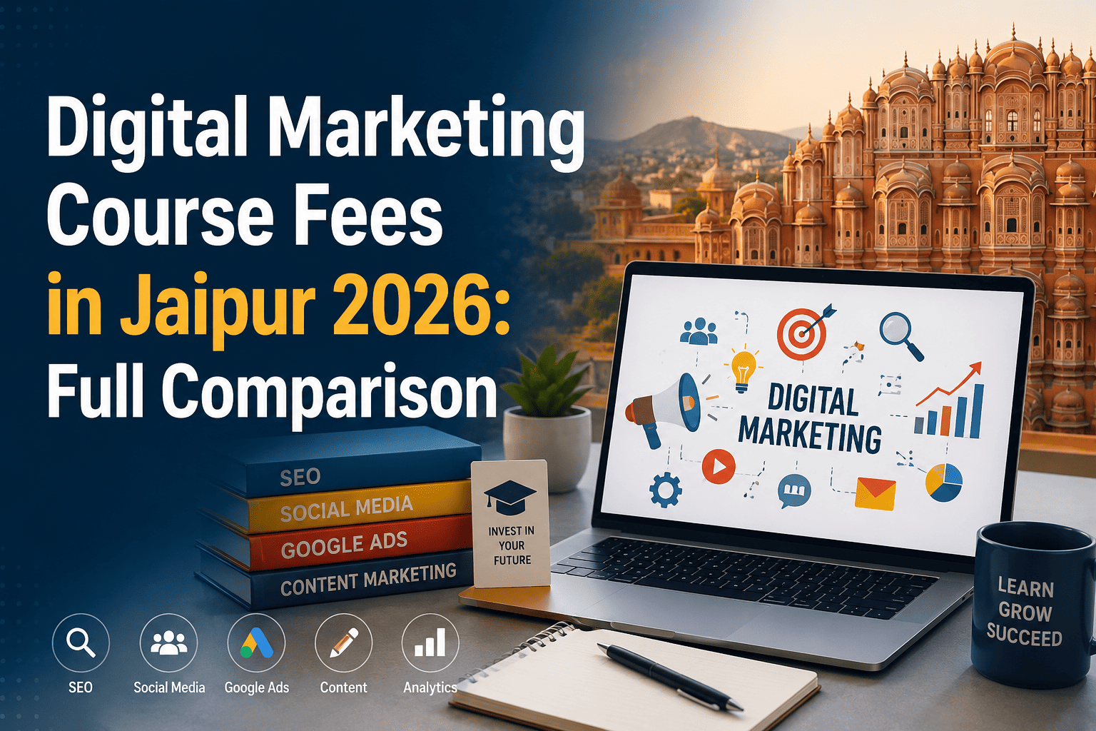 Digital Marketing Course Fees in Jaipur 2026: Full Comparison