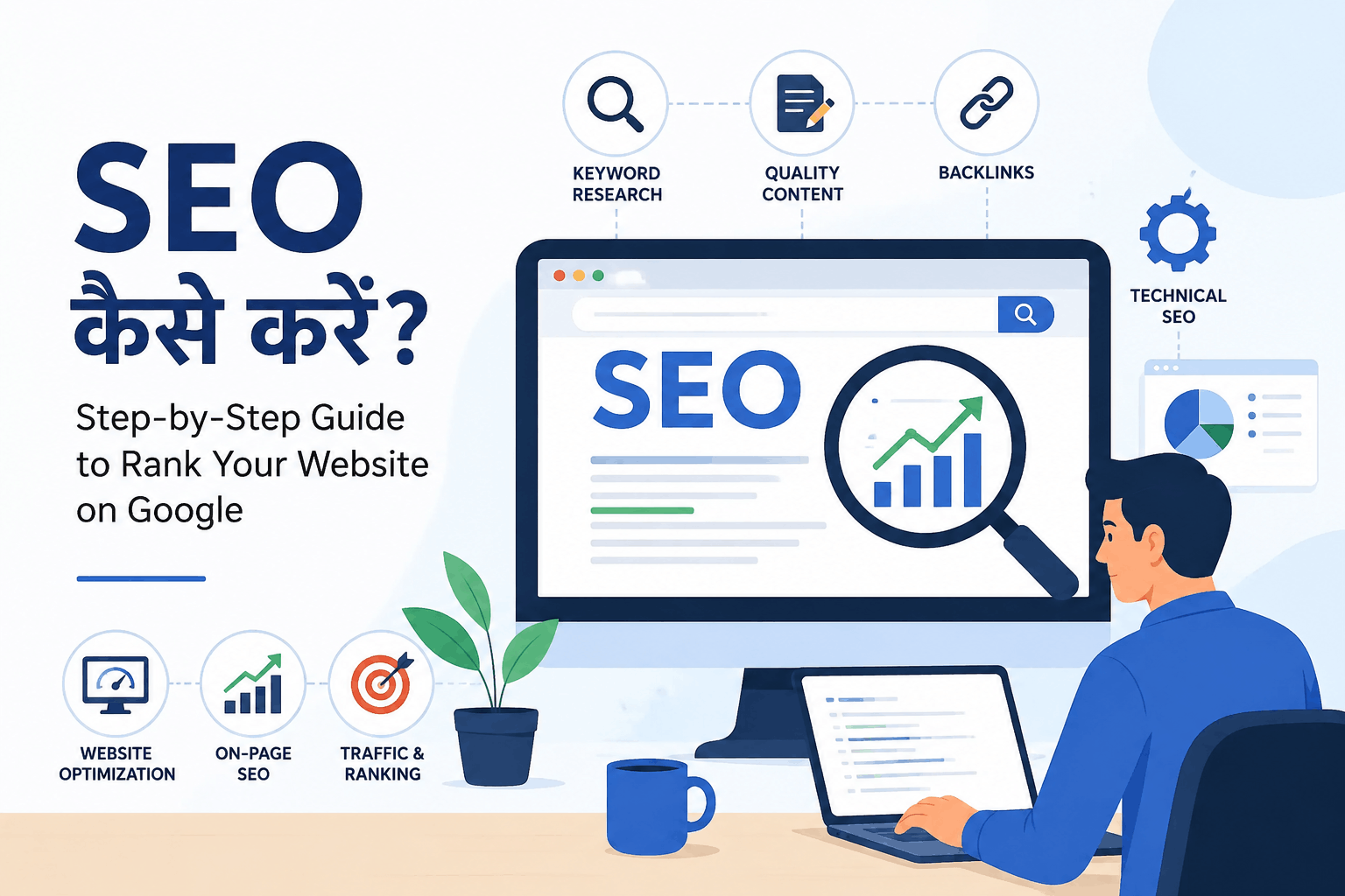 SEO Kaise Kare? Step-by-Step Beginner Guide (2026)